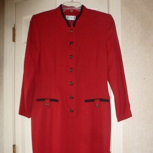 Kasper Red Dress  NWOT